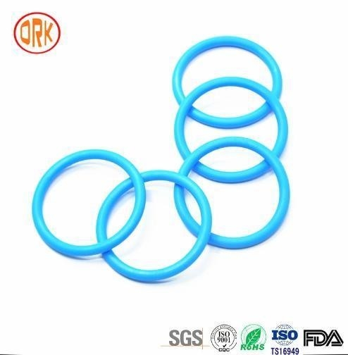 0.5mm - 1000mm 568 رنگ آبی سیلیکون مهر و موم لاستیک حلقه RoHS لاستیک تخت O حلقه