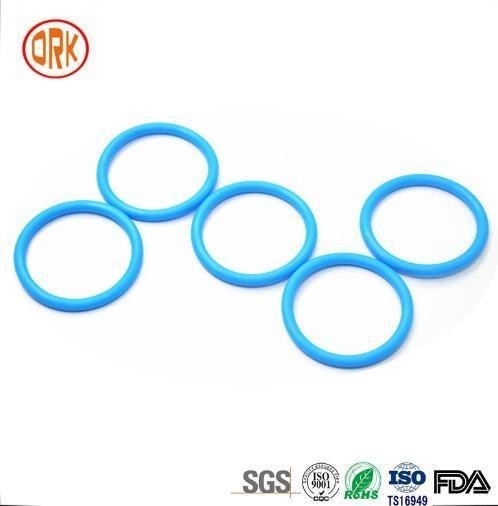 0.5mm - 1000mm 568 رنگ آبی سیلیکون مهر و موم لاستیک حلقه RoHS لاستیک تخت O حلقه