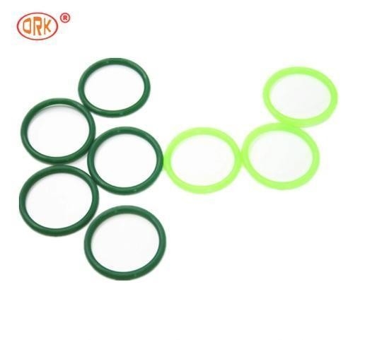 مهر و موم های سبز خوب FDA Wras LFGB گواهینامه درجه غذایی سیلیکون O-ring با دمای -60- 350 درجه