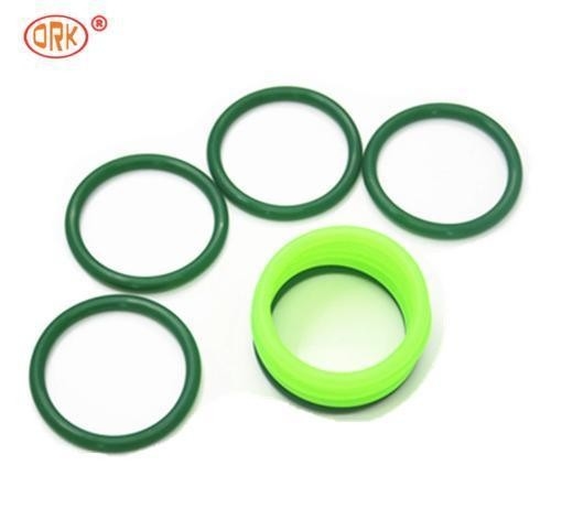 مهر و موم های سبز خوب FDA Wras LFGB گواهینامه درجه غذایی سیلیکون O-ring با دمای -60- 350 درجه