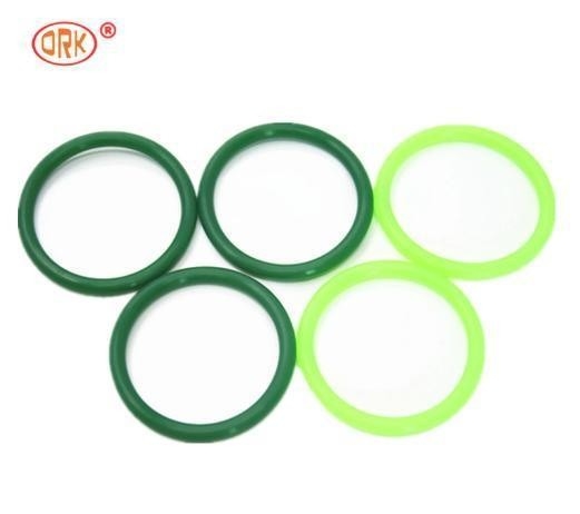 مهر و موم های سبز خوب FDA Wras LFGB گواهینامه درجه غذایی سیلیکون O-ring با دمای -60- 350 درجه