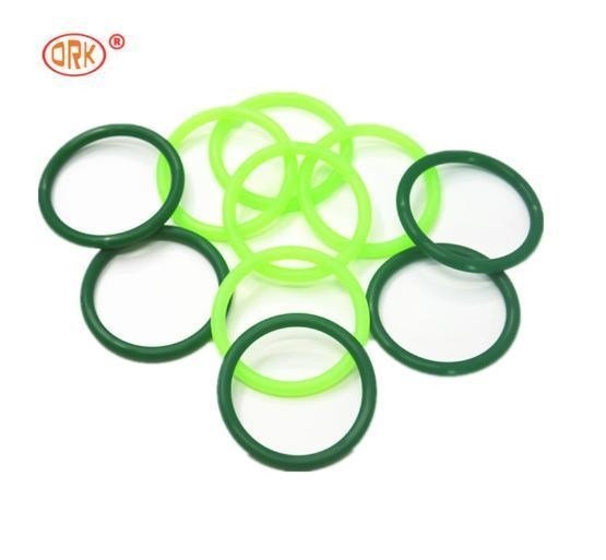 مهر و موم های سبز خوب FDA Wras LFGB گواهینامه درجه غذایی سیلیکون O-ring با دمای -60- 350 درجه