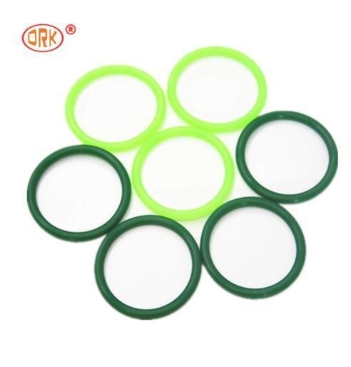 مهر و موم های سبز خوب FDA Wras LFGB گواهینامه درجه غذایی سیلیکون O-ring با دمای -60- 350 درجه
