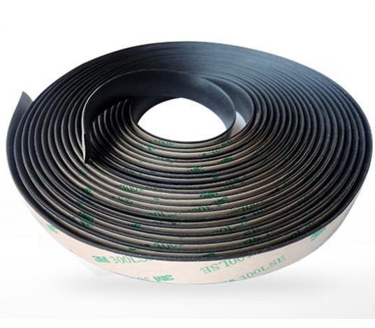 سایز سفارشی D-Type EPDM فوم چسبدار درب مهر و موم نوار ضد گرد و غبار لاستیک برای درب پنجره