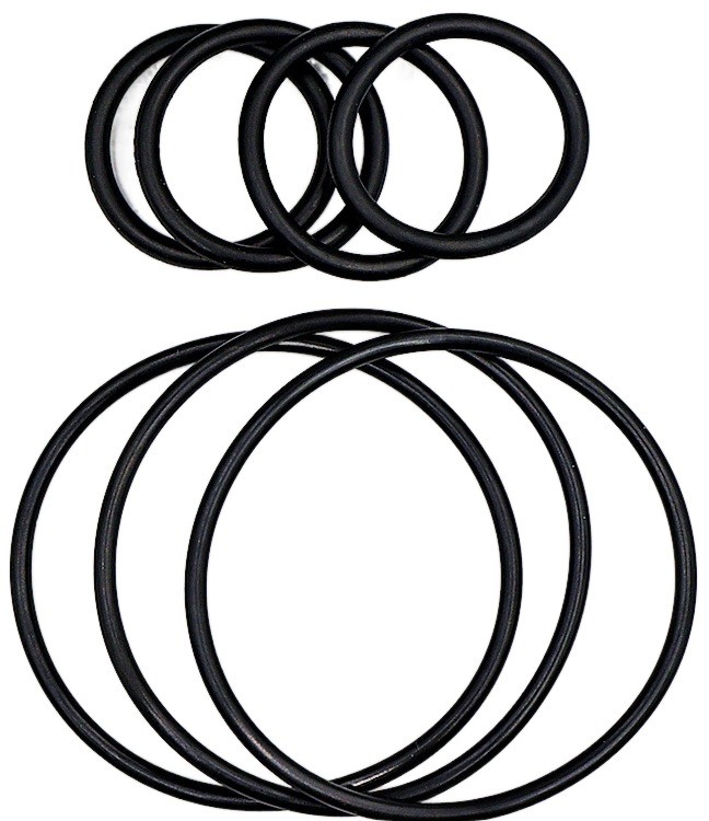 مهر و موم های صنعتی O-ring در اندازه ها و مواد مختلف برای کاربردهای مختلف