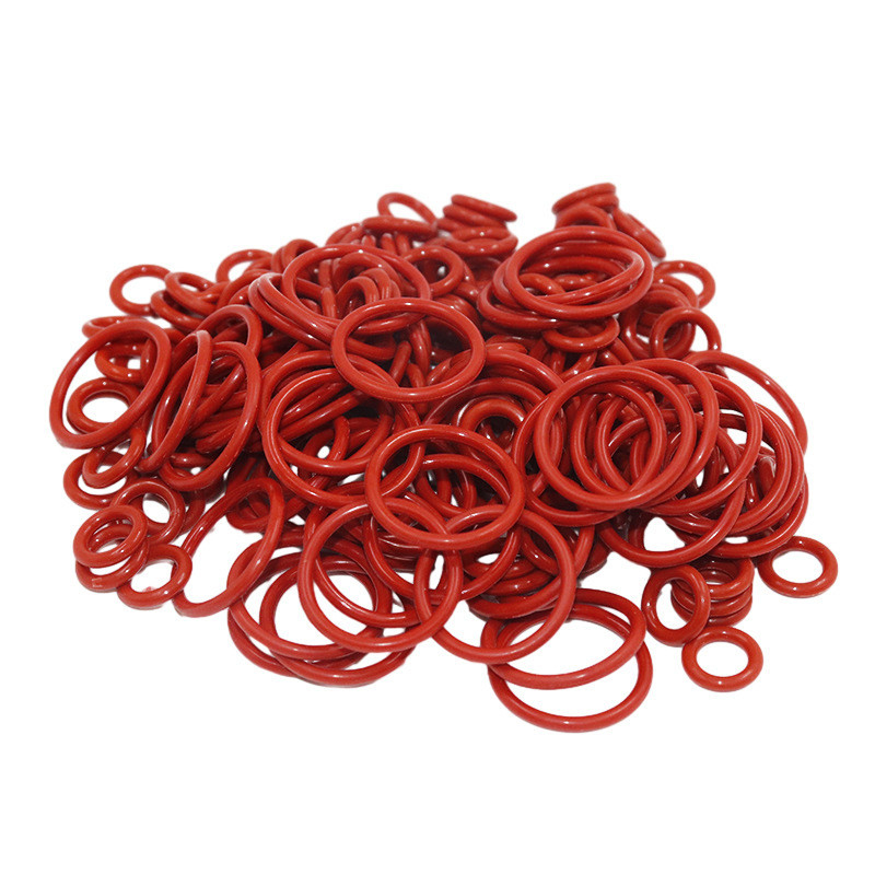حلقه مهر و موم لاستیکی سیلیکونی درجه غذایی 20-90 ساحل برای مهر و موم استفاده OEM قابل قبول