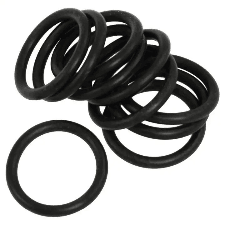 مهر و موم موثر NBR FKM EPDM VMQ حلقه های لاستیکی O برای برنامه های کاربردی سفارشی رنگ