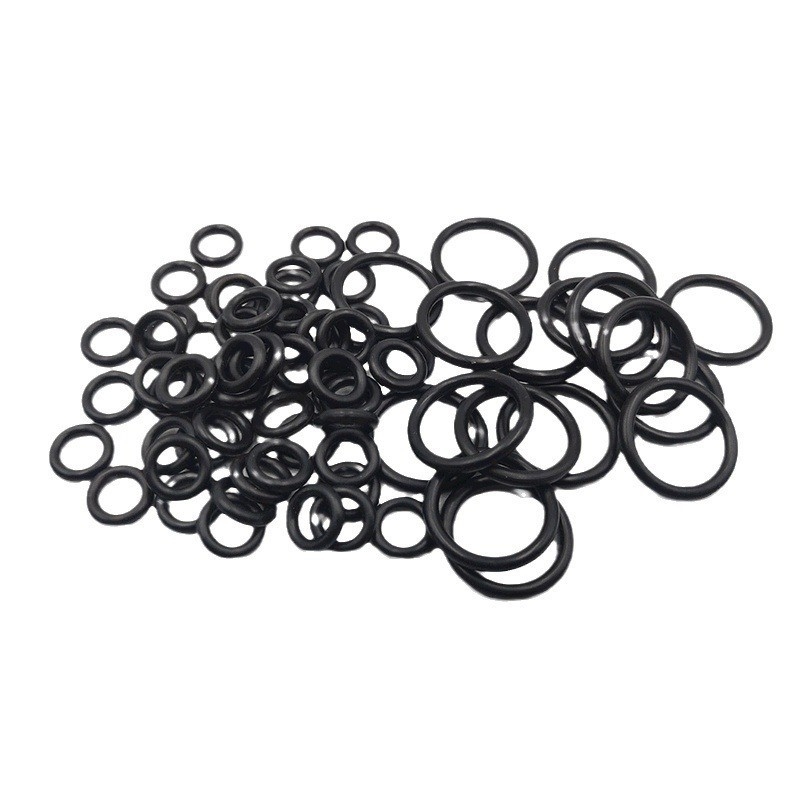 مهر و موم موثر NBR FKM EPDM VMQ حلقه های لاستیکی O برای برنامه های کاربردی سفارشی رنگ