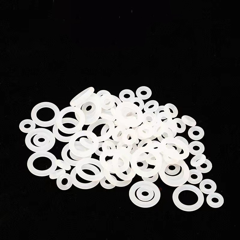 مهر آبی سیلیکون مسطح گاسکت دو عدد O-ring مهر ضد روغن AS568 PG اندازه استاندارد