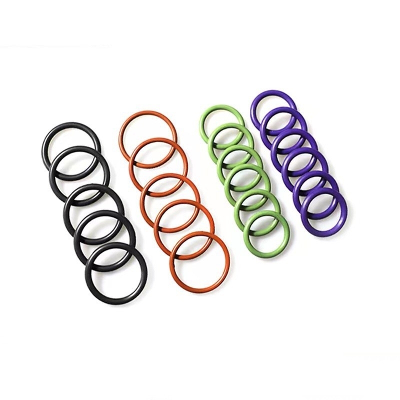 REACH ORK گواهینامه سیلیکون O-ring برای مهر و موم در زرد سیاه سبز سفید قهوه ای قرمز آبی