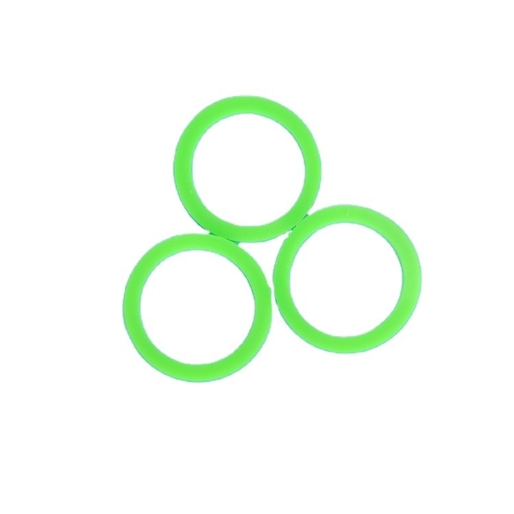 REACH گواهینامه سیلیکون سفارشی O-ring در قرمز و سیاه با مهر و موم مقاوم به گرما