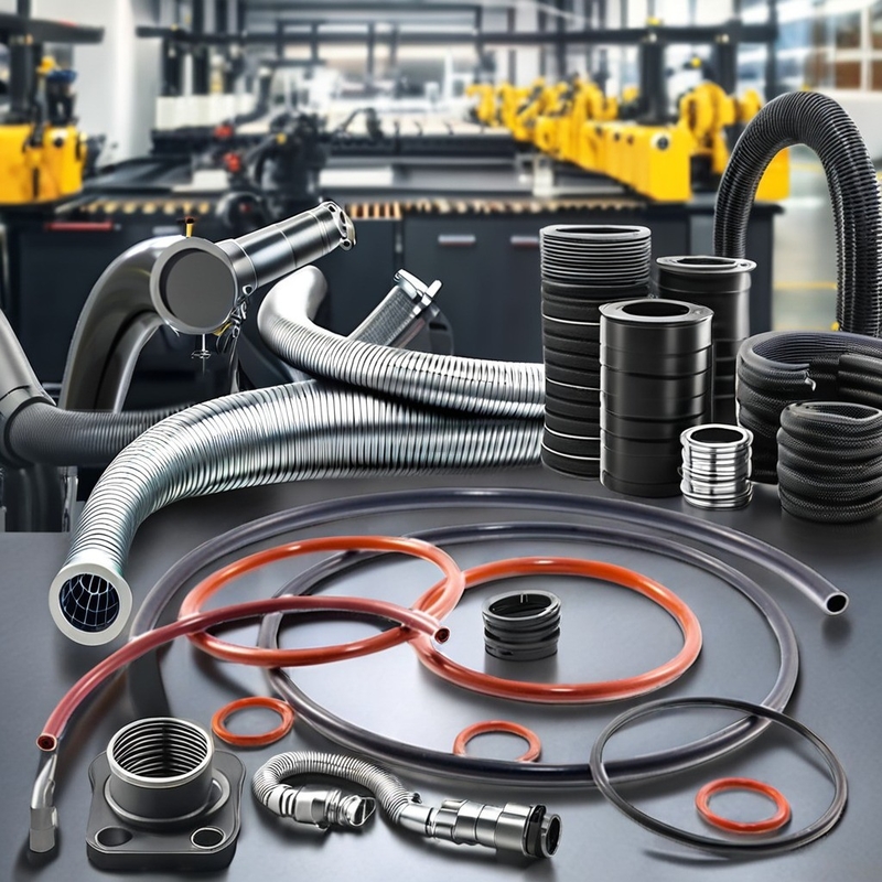 فرآوری سفارشی مهر و موم سیلیکون O-Ring درجه حرارت بالا NBR FKM برای محصولات لاستیکی