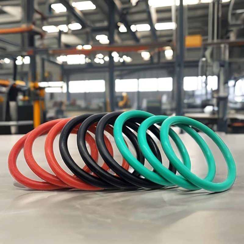 فرآوری سفارشی مهر و موم سیلیکون O-Ring درجه حرارت بالا NBR FKM برای محصولات لاستیکی
