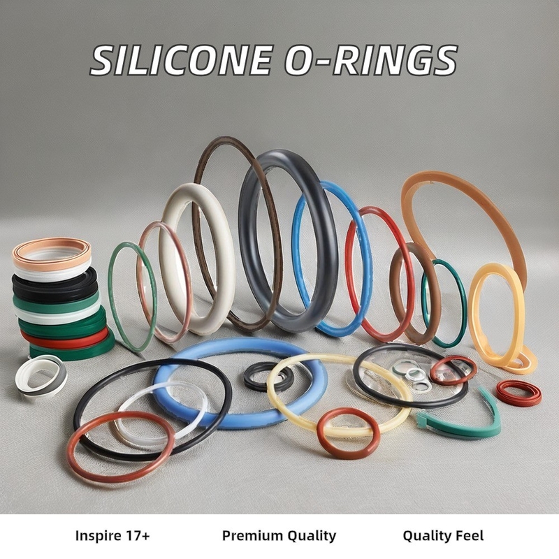 فرآوری سفارشی مهر و موم سیلیکون O-Ring درجه حرارت بالا NBR FKM برای محصولات لاستیکی