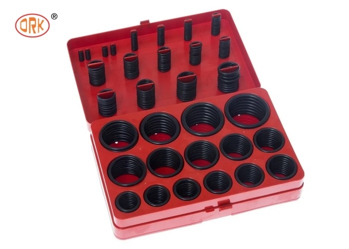 مقاومت خوب در برابر روغن سیاه NBR 70 Shore یک کیت O-ring Box برای Excavator هیدرولیک سیلندر
