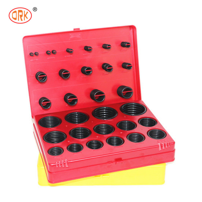 مهر و موم تنظیم کننده زنجیره ای با سختی 30-90 شورت A انواع سیلیکون O حلقه کیت