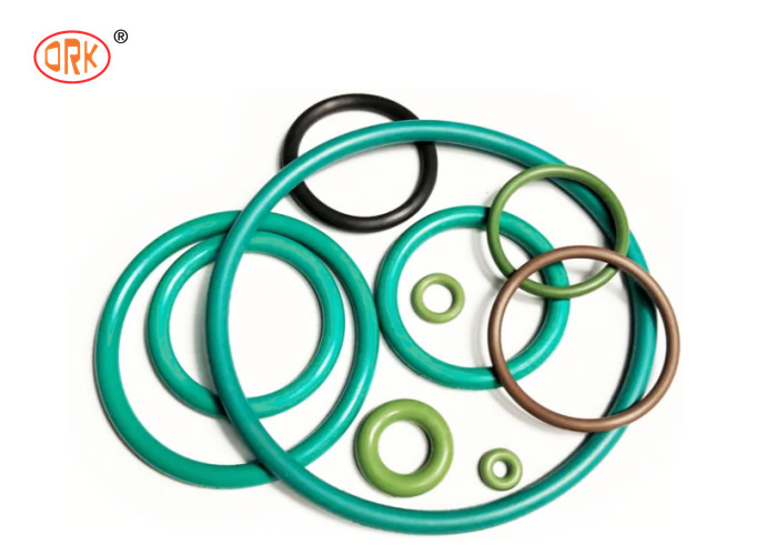 فرمت نقاشی 3D/2D سیلیکون سبز و FKM لاستیک O-Rings مهر برای کاربردهای صنعتی