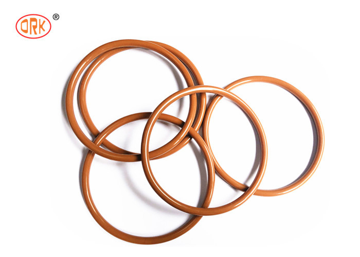 مهر و موم های O-Ring استاندارد سیلیکونی رنگ نارنجی مقاوم در برابر دمای بالا برای تجهیزات پزشکی