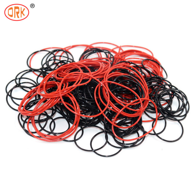 رنگ قرمز Elastomer O Ring EPDM FKM NBR 70 Shore لاستیک O Ring سیلیکون مهر و موم بالا اندازه سفارشی