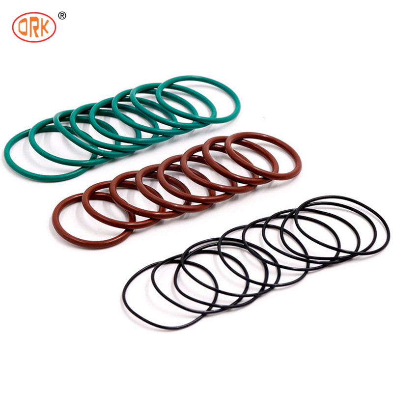 مهر لاستیکی لوله رنگی سفارشی NBR FKM EPDM سیلیکون AEM O Ring