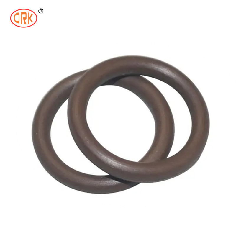 حلقه ای از لاستیک سیلیکونی قهوه ای EPDM NBR FKM Buna N Nitrile O